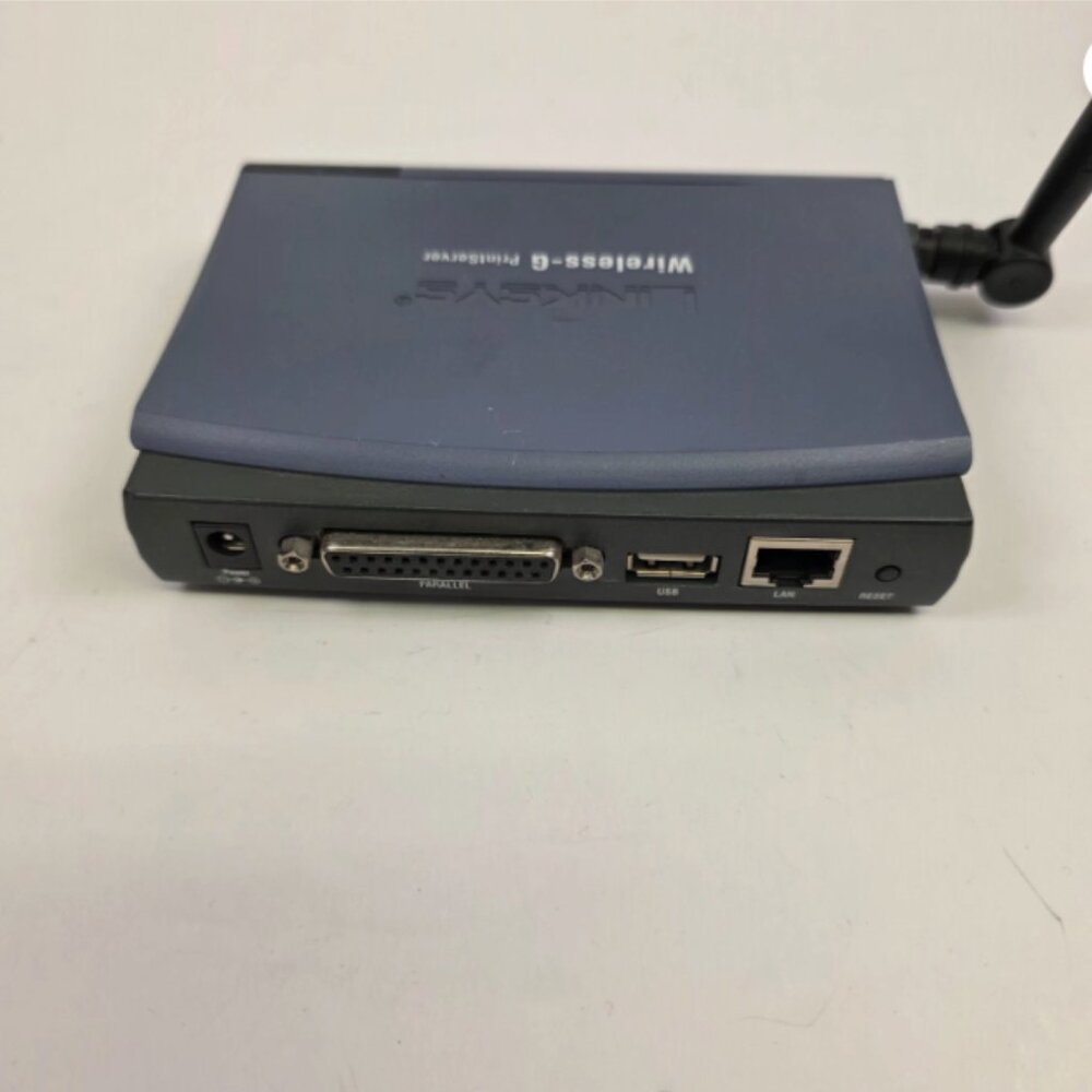 LINKSYS WPS54GU2 Wireless-G Print Server --no cord